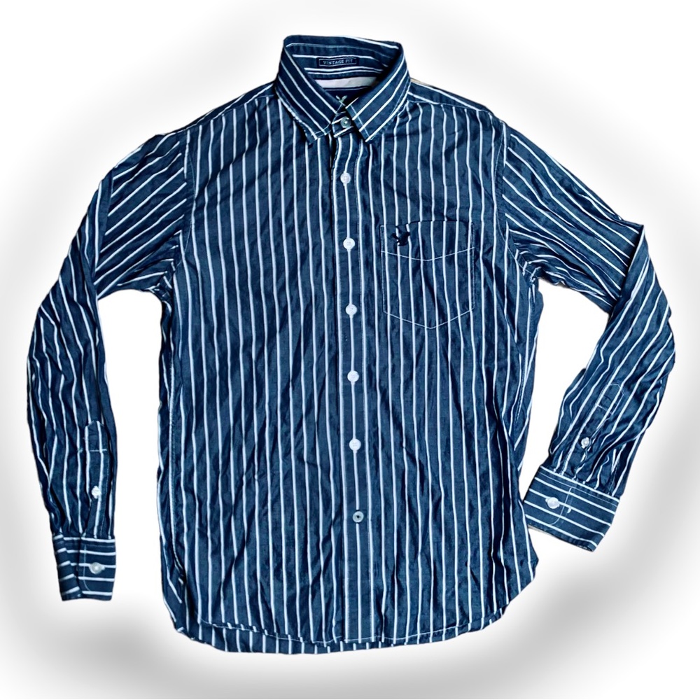 American Eagle Outfitters - Long Sleeve Button Up Shirt - Men’s ‘Vintage Fit’ XS